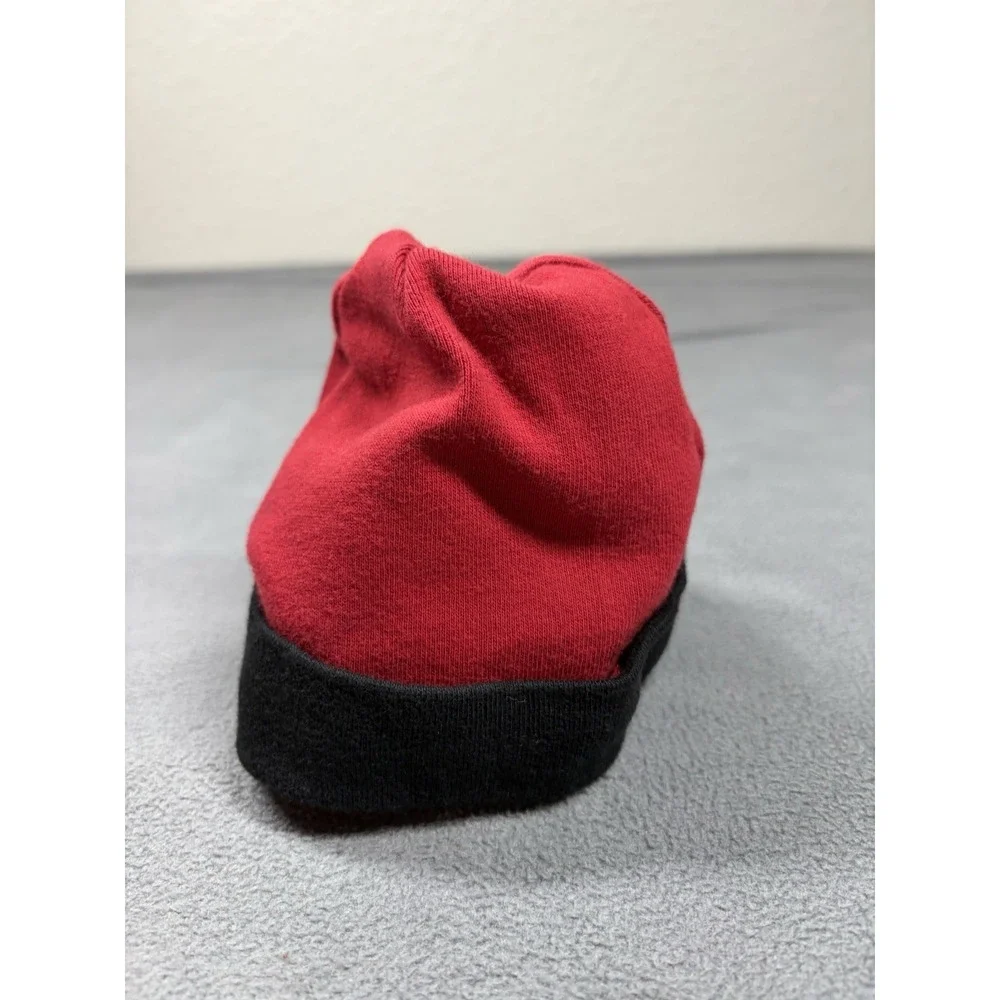 Jordan Baby Beanie Hat 6-12 Months Red Black Knit Fleece Unisex Infant Jumpman